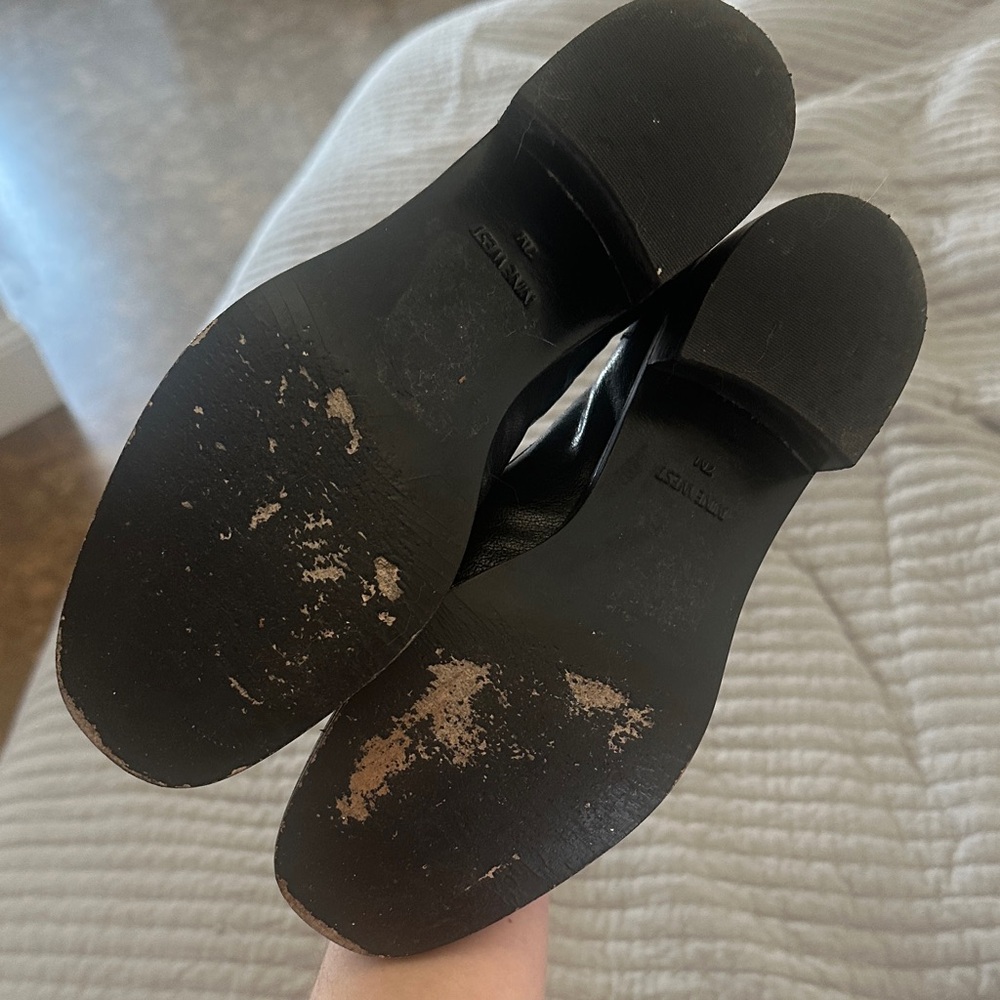 Vintage Nine West Classic Black Loafers - Picture 2 of 4
